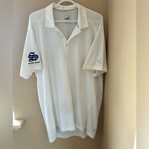 Puma Men's White Polo